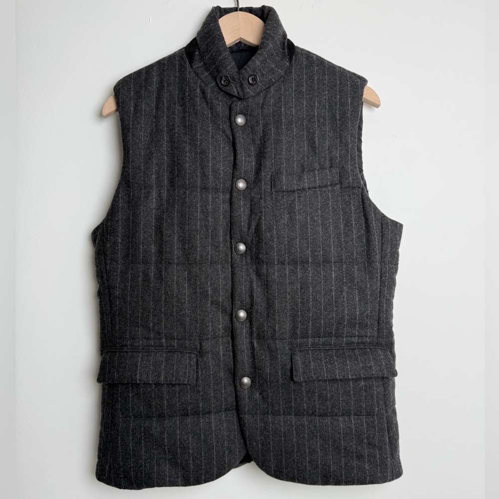 Ralph Lauren wool Pinstripe Vest - xs - made in Romania